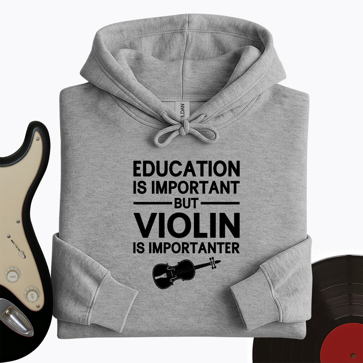 Education Is Important But Violin Is Importanter Hoodie product image 5