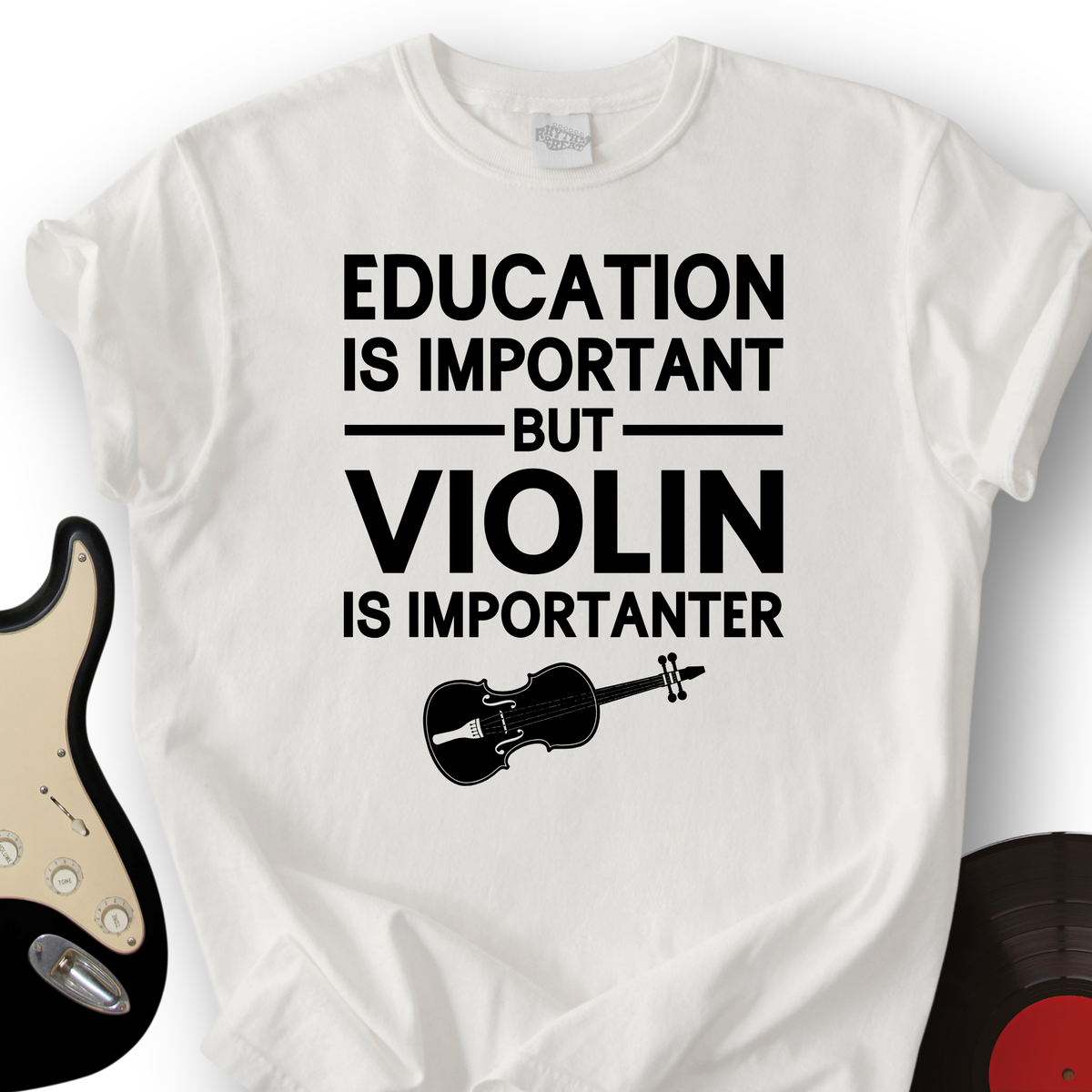 Education Is Important But Violin Is Importanter T-Shirt product image 5