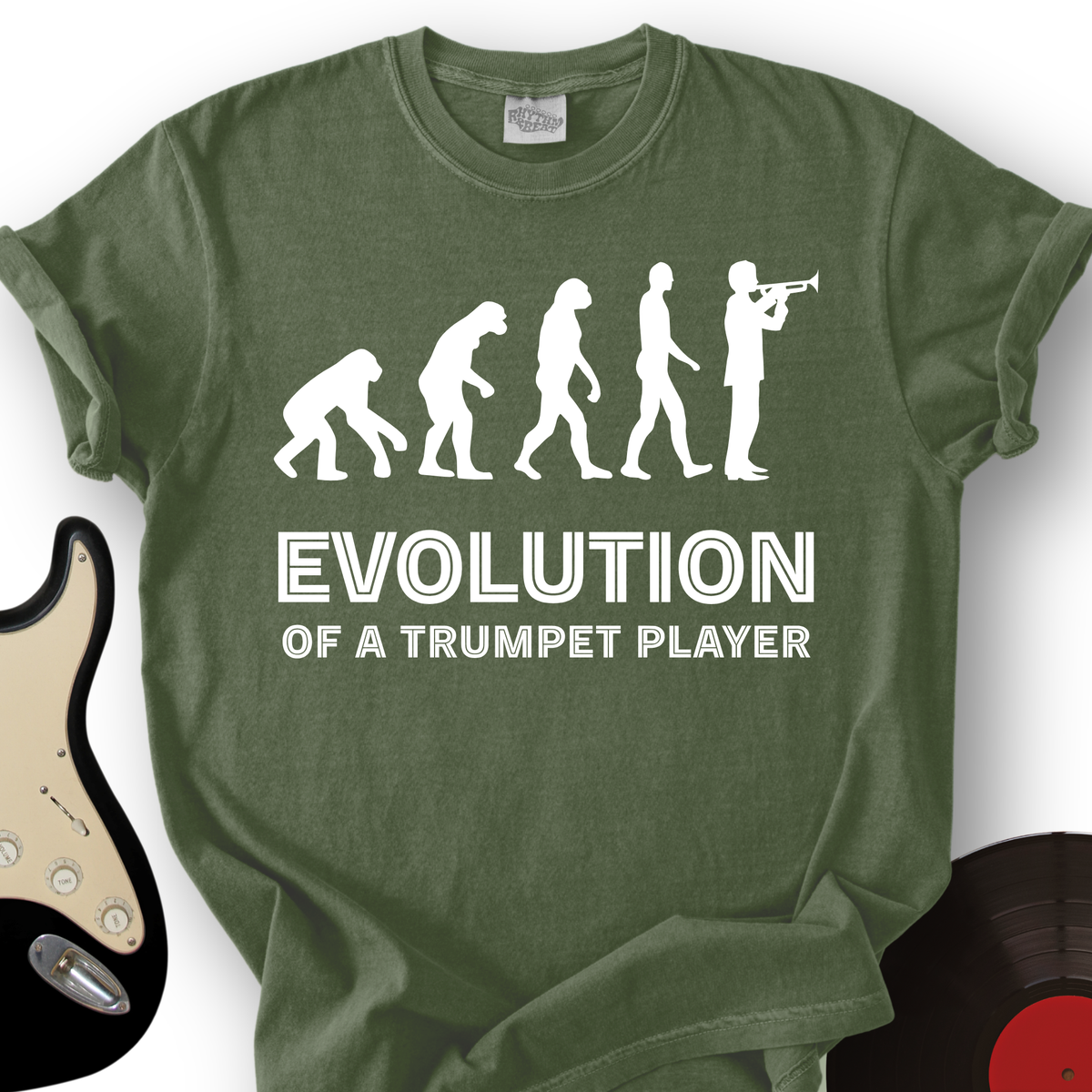 Evolution Of A Trumpet Player T-Shirt product image 1