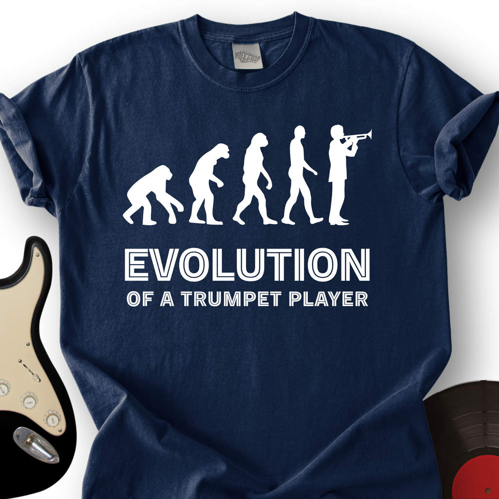 Evolution Of A Trumpet Player T-Shirt product image 2