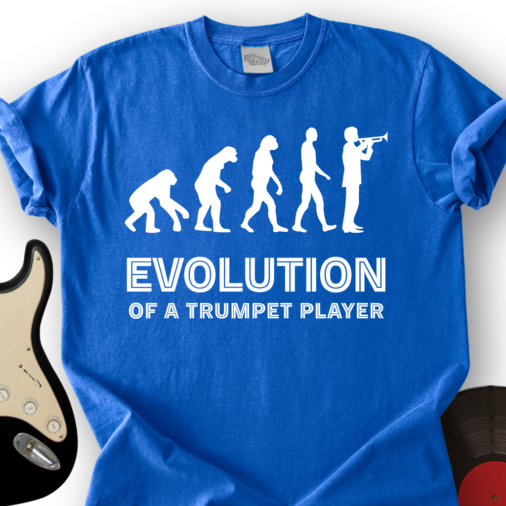 Evolution Of A Trumpet Player T-Shirt product image 3