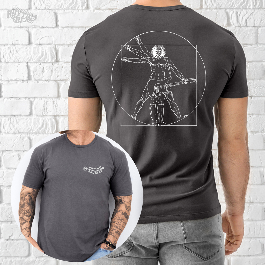 Vitruvian Guitar Player T-Shirt product image 1