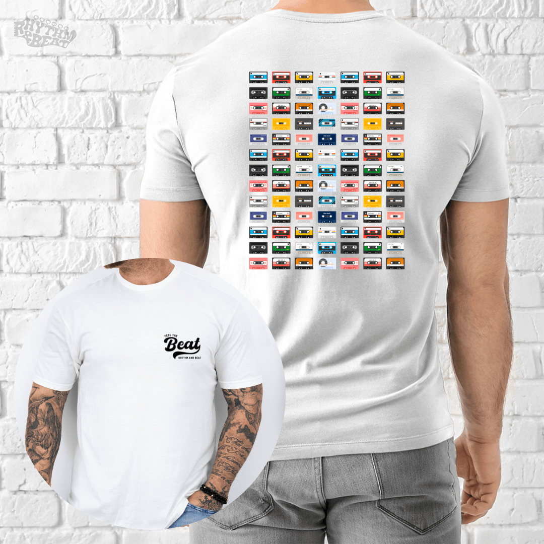 Retro Rainbow Cassette T-Shirt product image 5