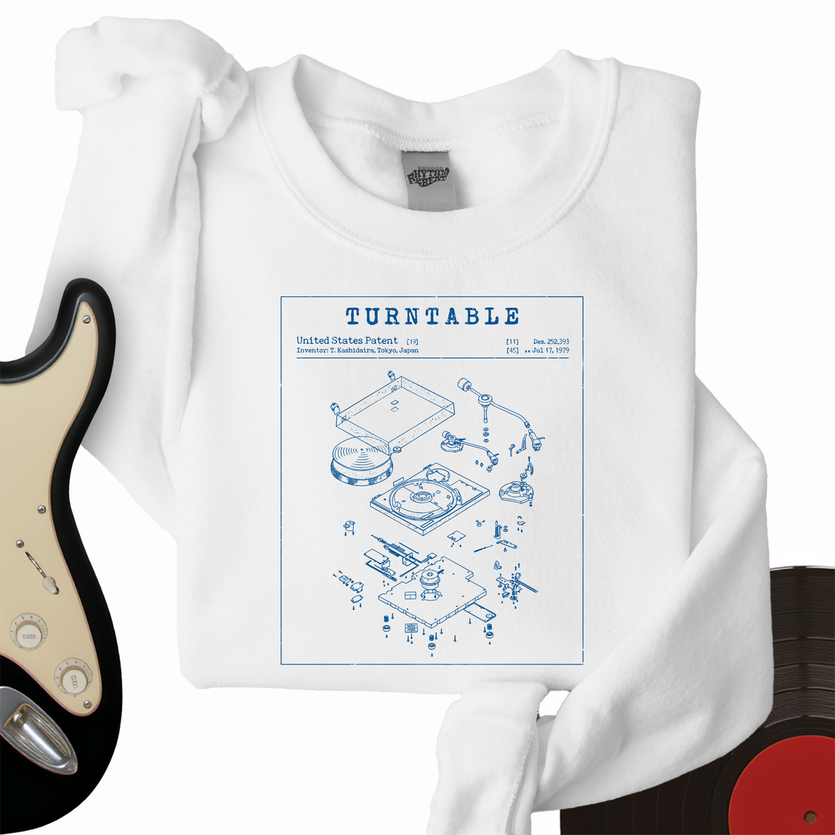 Turntable Patent Crewneck product image 3