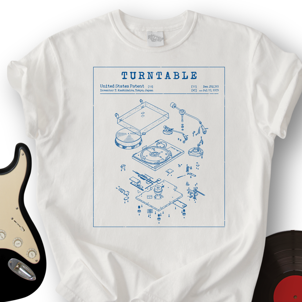 Turntable Patent T-Shirt product image 6