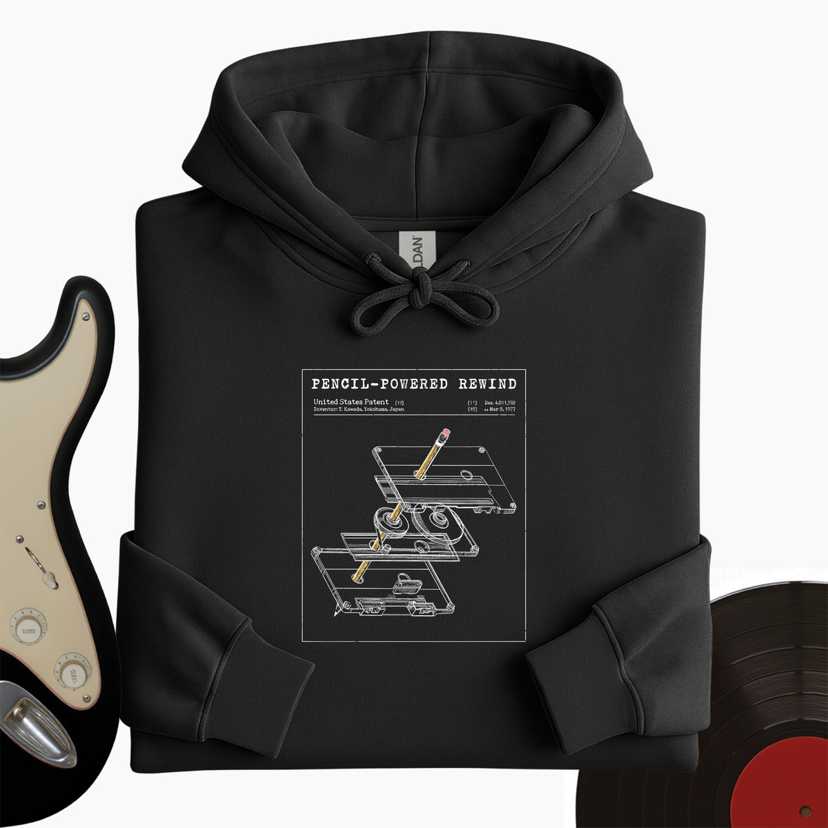 Cassette Rewind Diagram Hoodie product image 6