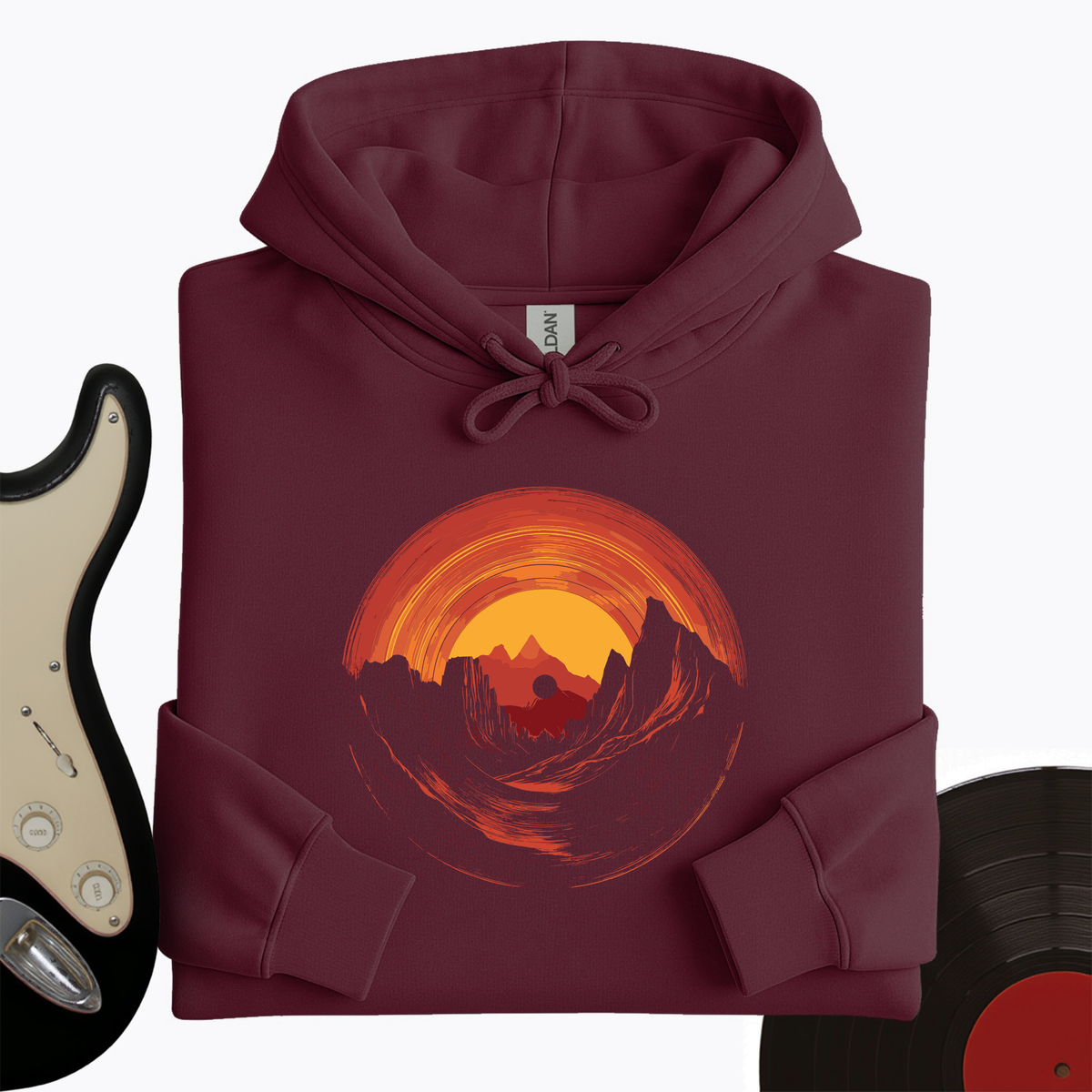 Vinyl Sunset Hoodie product image 3