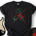 Black Cat Violin T-Shirt product image 1