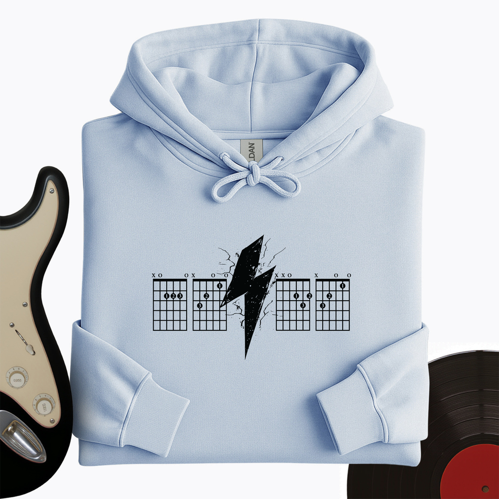 Lightning Bolt Guitar Chord Hoodie product image 10