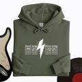 Lightning Bolt Guitar Chord Hoodie product image 1