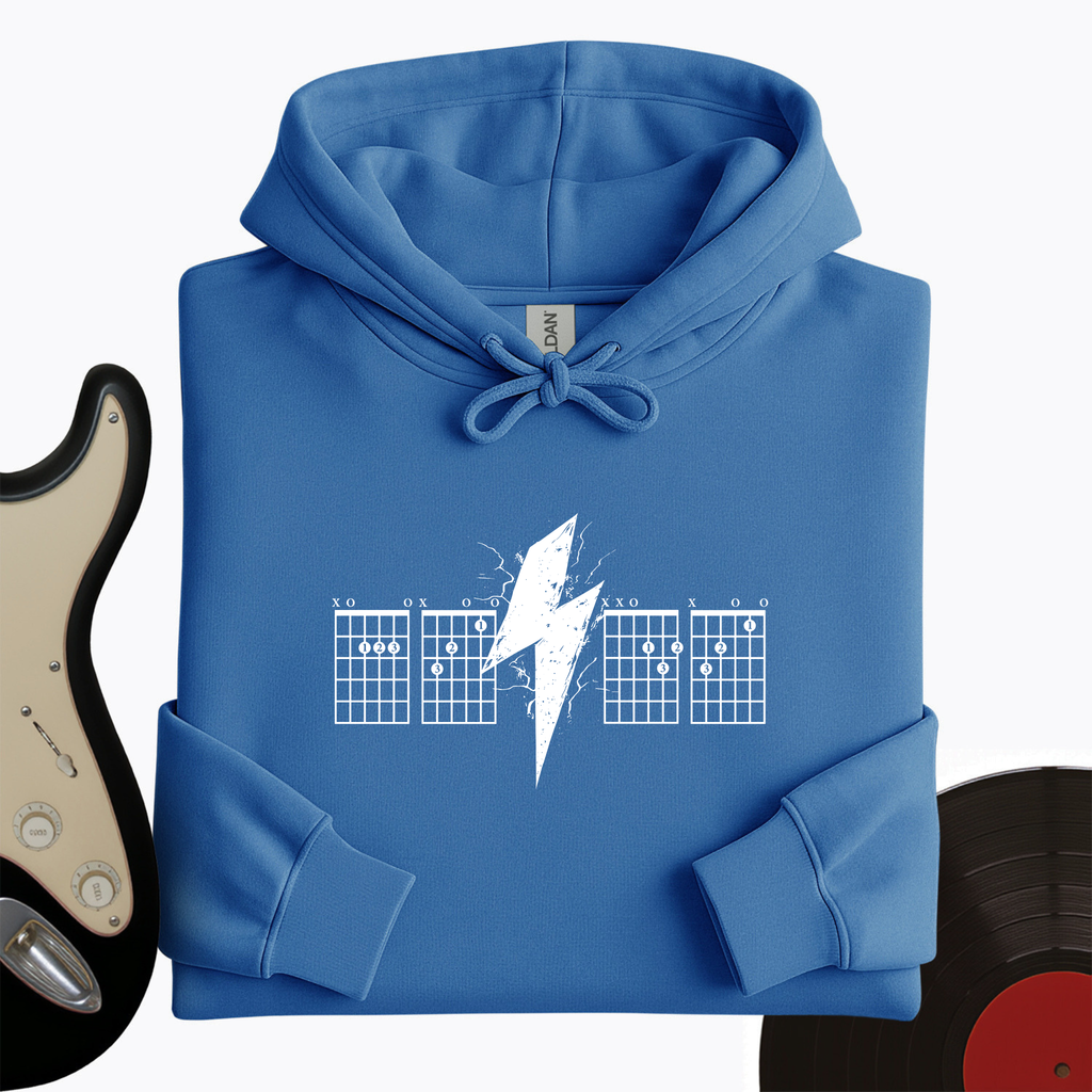 Lightning Bolt Guitar Chord Hoodie product image 9