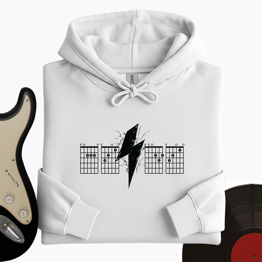 Lightning Bolt Guitar Chord Hoodie product image 6