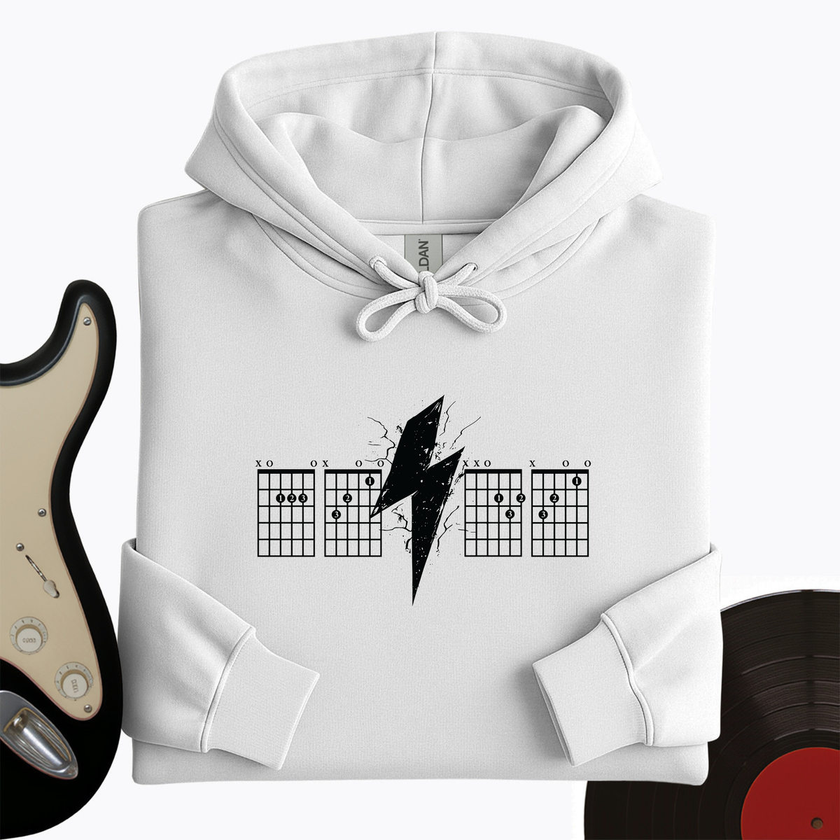 Lightning Bolt Guitar Chord Hoodie product image 6