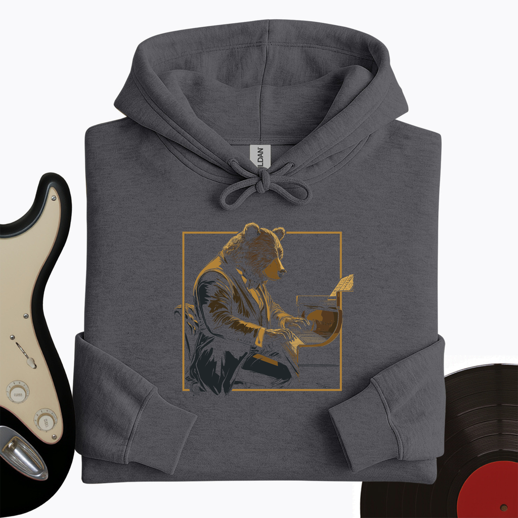 Piano Bear Hoodie product image 2