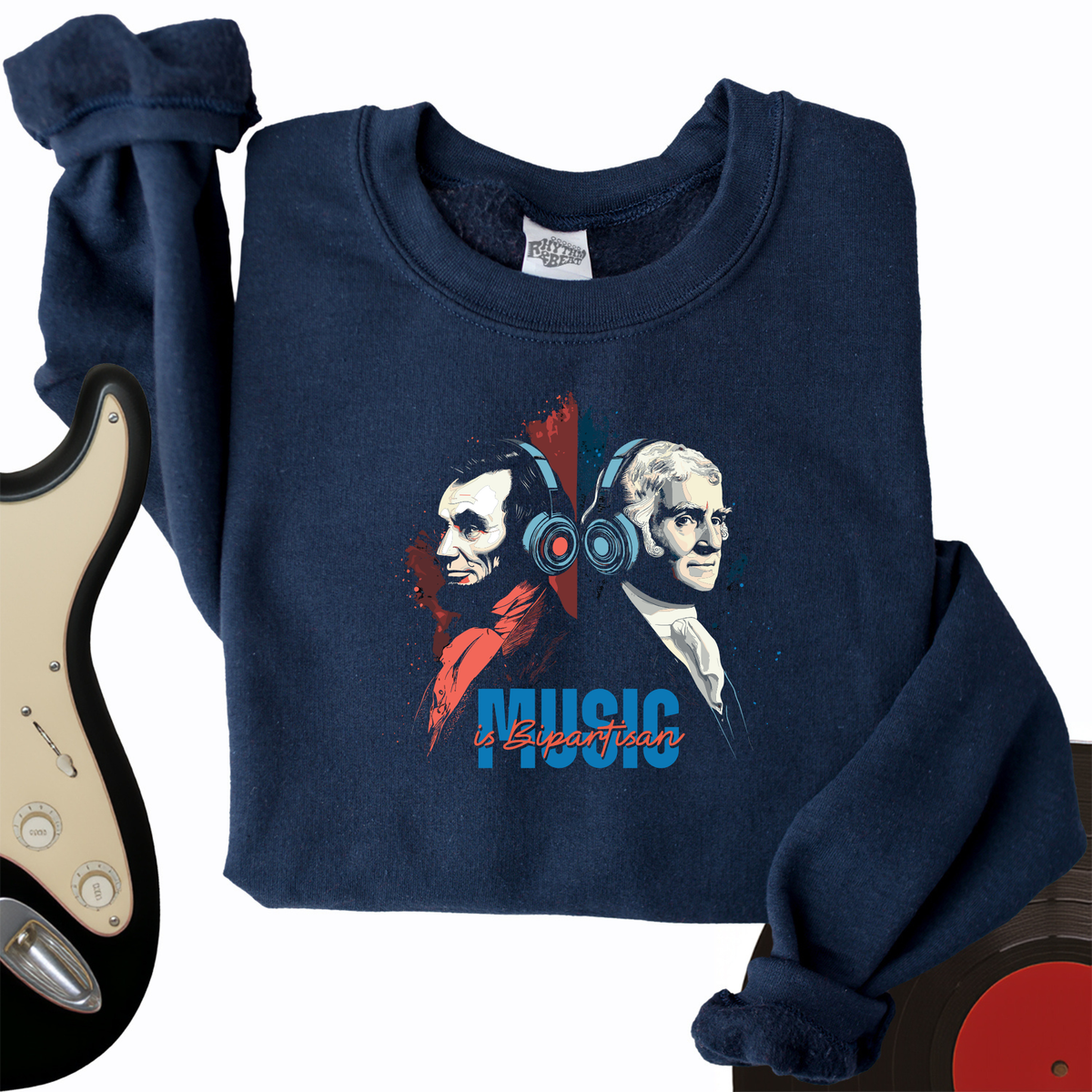 Music is Bipartisan Crewneck product image 2