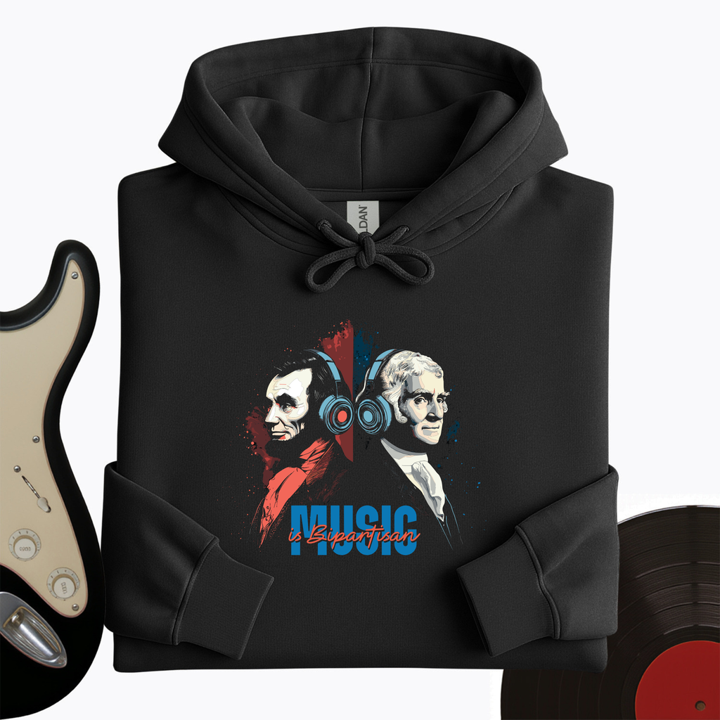 Music is Bipartisan Hoodie product image 3