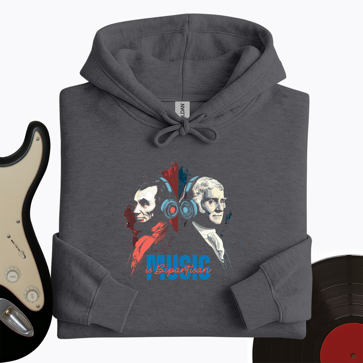 Music is Bipartisan Hoodie product image 1