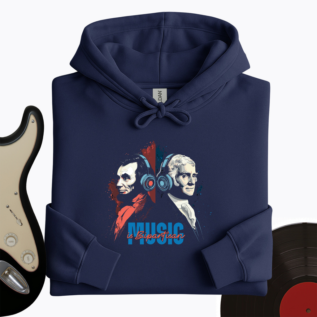 Music is Bipartisan Hoodie product image 2