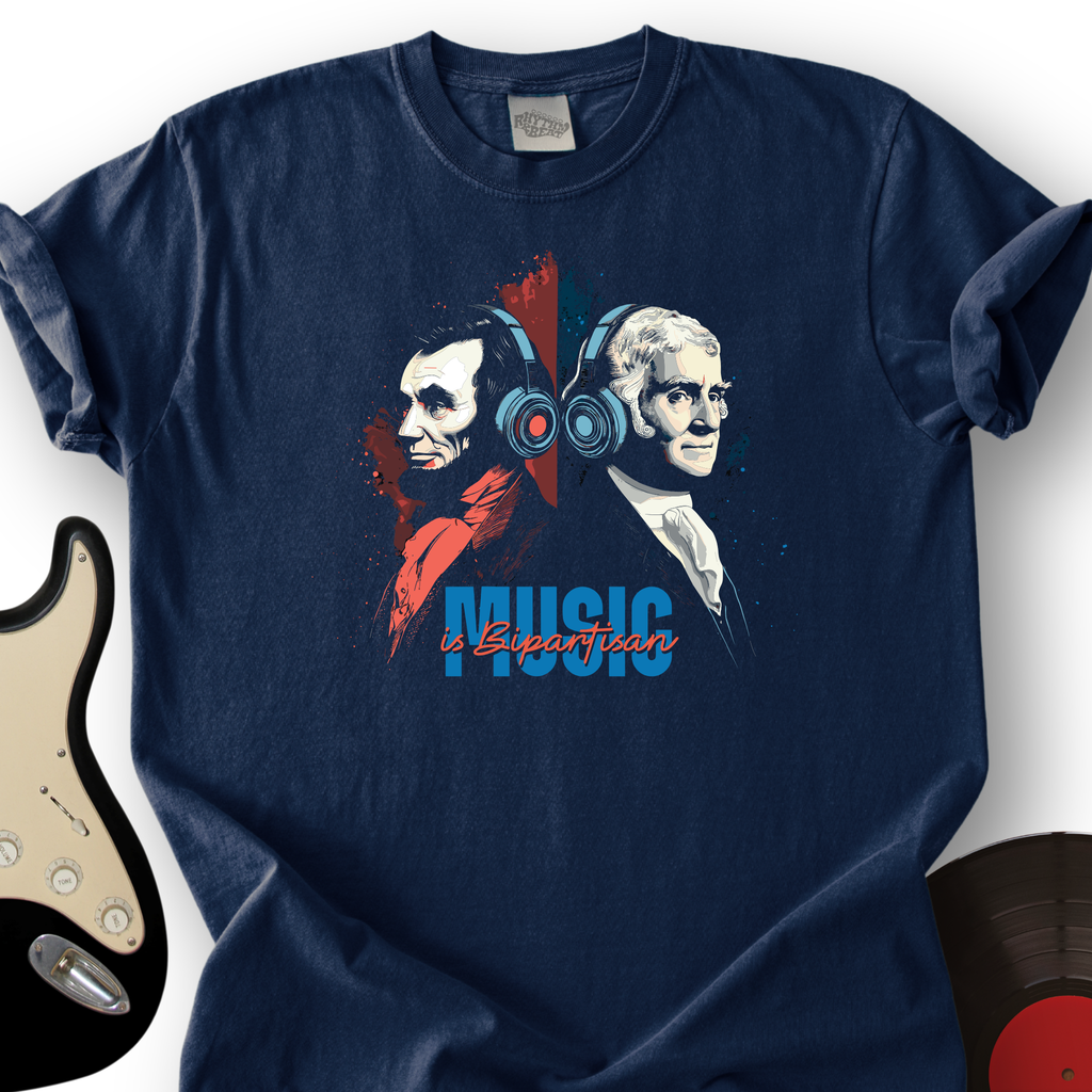 Music is Bipartisan T-Shirt product image 3