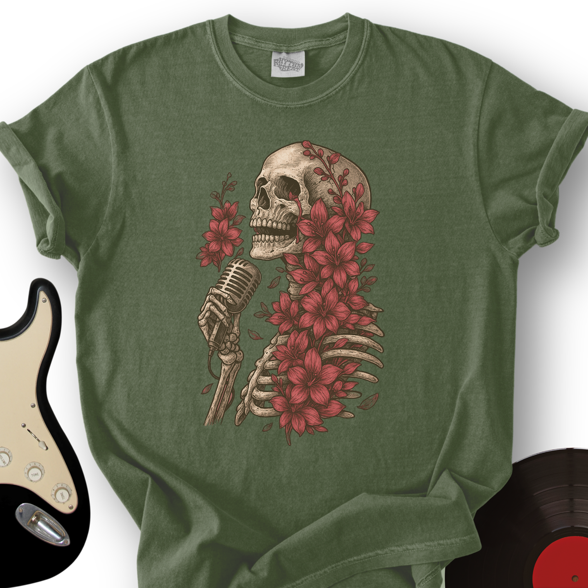 Skeleton Serenade T-Shirt product image 7