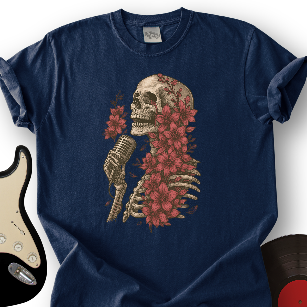 Skeleton Serenade T-Shirt product image 1