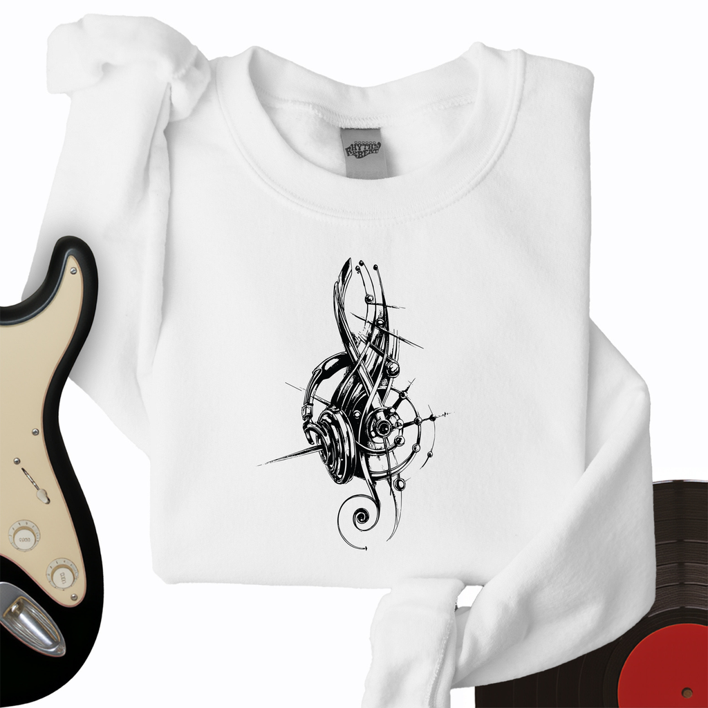Treble Clef Headphones Crewneck product image 3