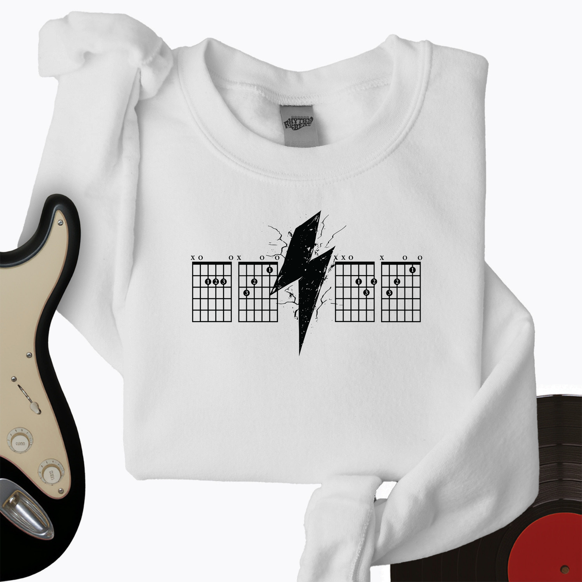 Lightning Bolt Guitar Chord Crewneck product image 3