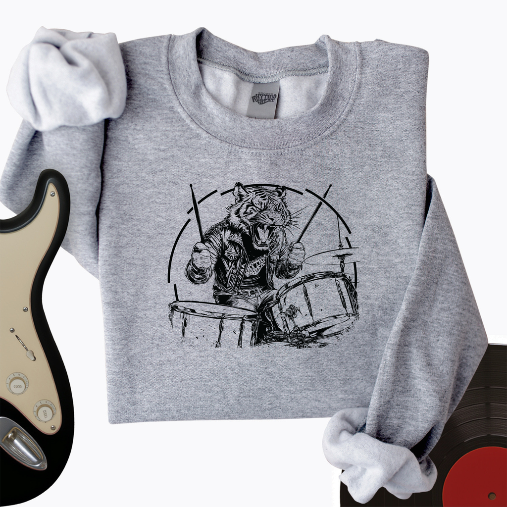 Tiger Drummer Crewneck product image 1