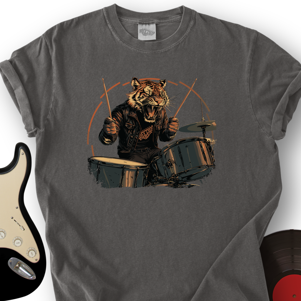 Tiger Drummer T-Shirt product image 1