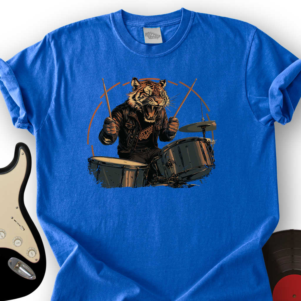 Tiger Drummer T-Shirt product image 4