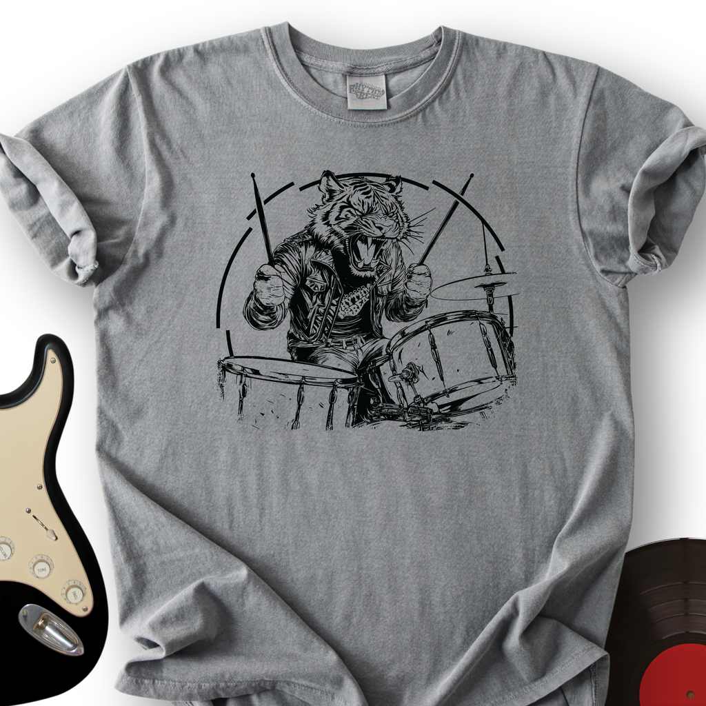 Tiger Drummer T-Shirt product image 2