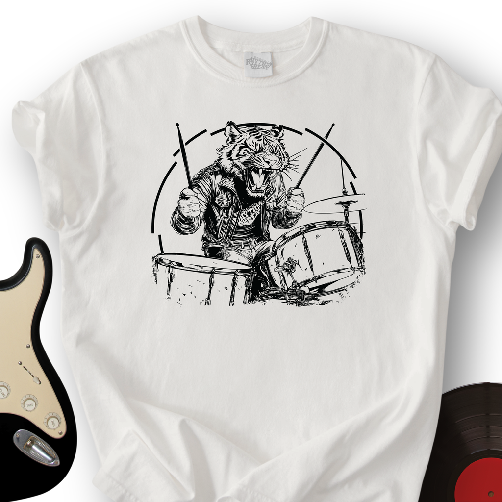 Tiger Drummer T-Shirt product image 5
