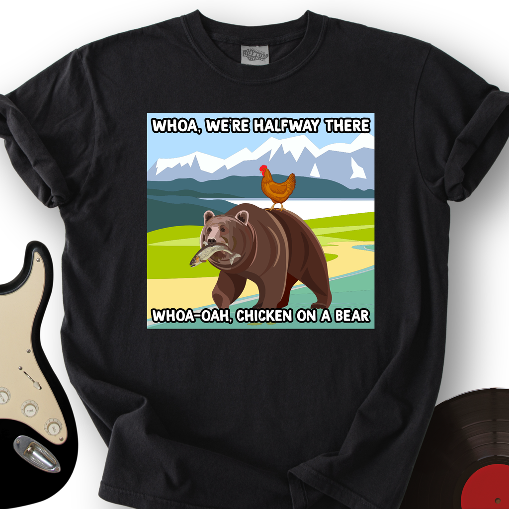 Chicken On A Bear T-Shirt product image 7