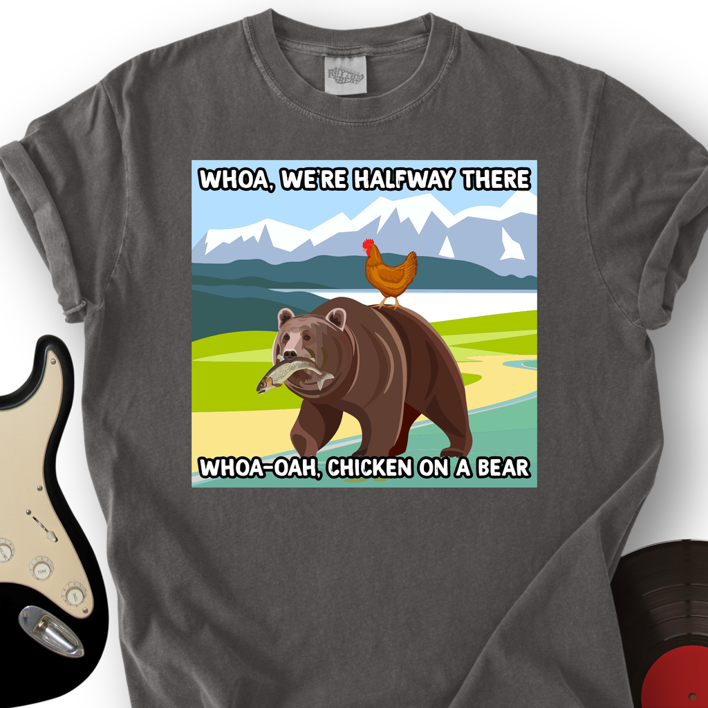 Chicken On A Bear T-Shirt product image 2