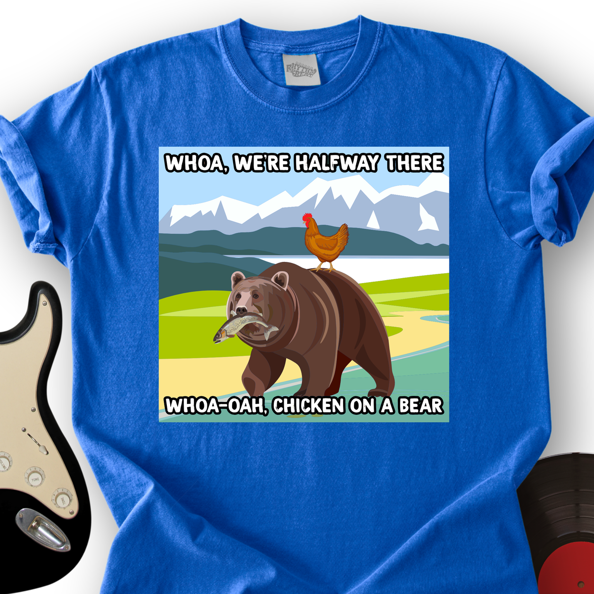 Chicken On A Bear T-Shirt product image 4