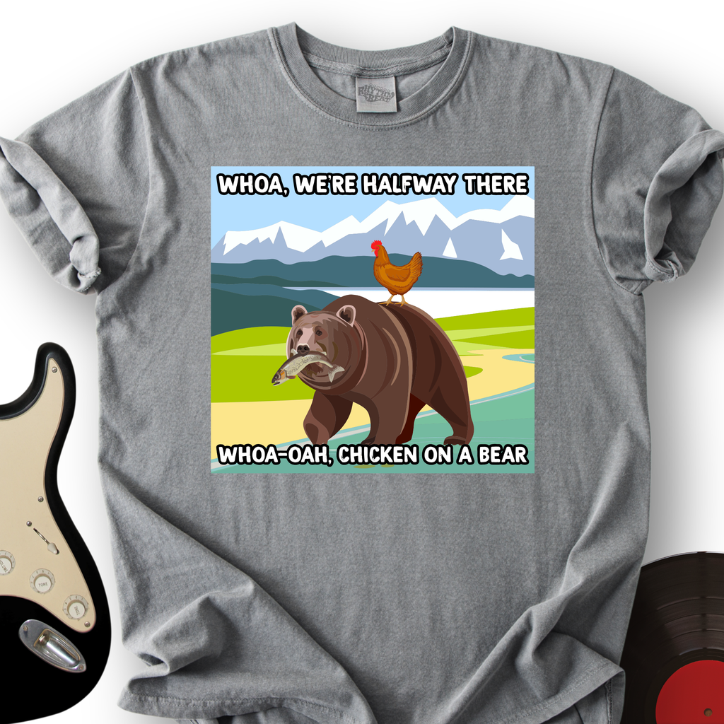 Chicken On A Bear T-Shirt product image 5