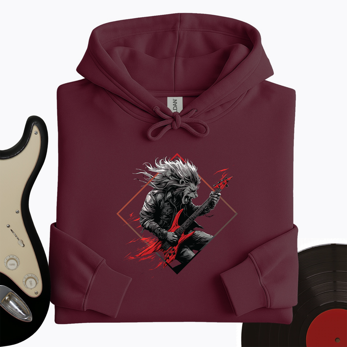 Lion Guitar Hoodie product image 3