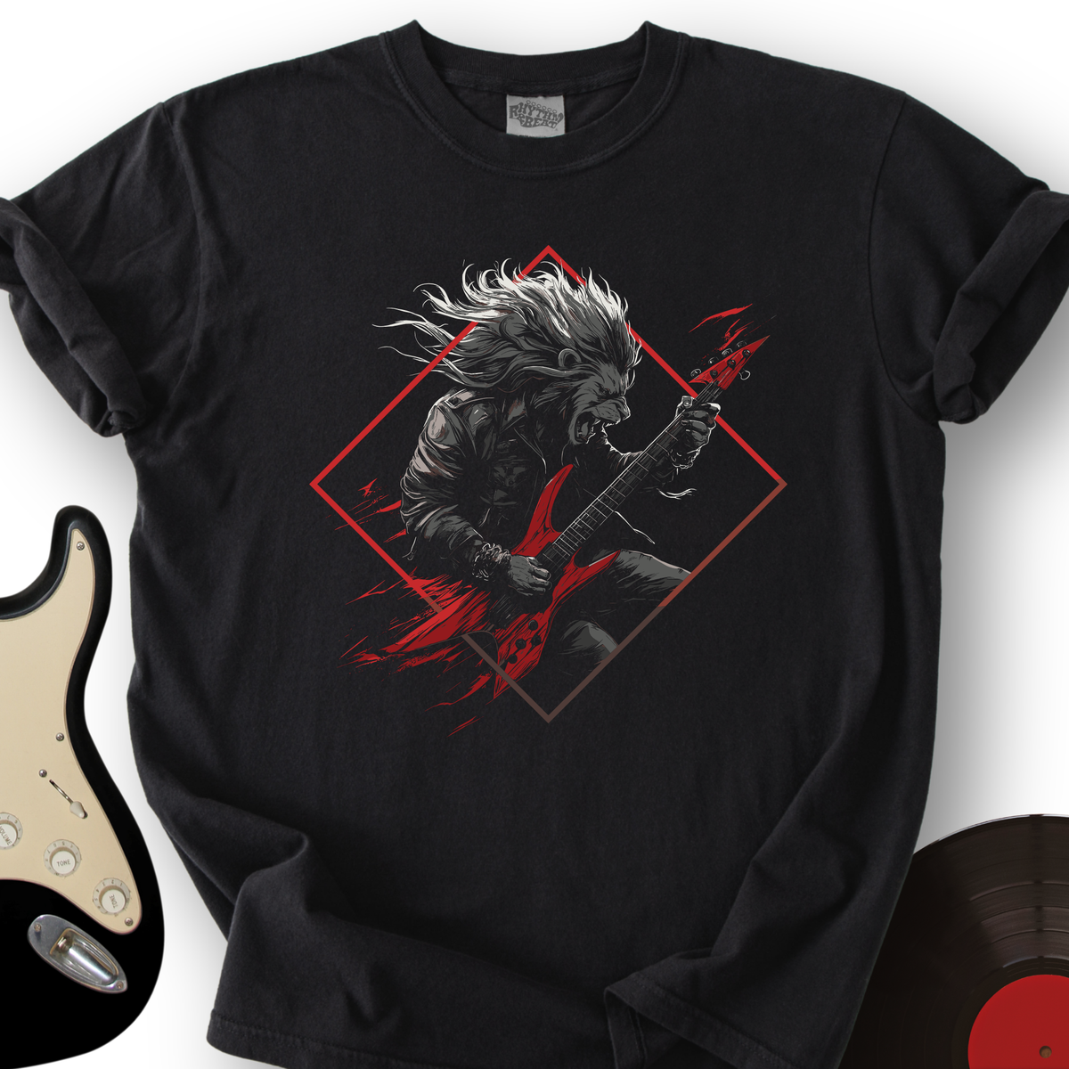 Lion Guitar T-Shirt product image 6
