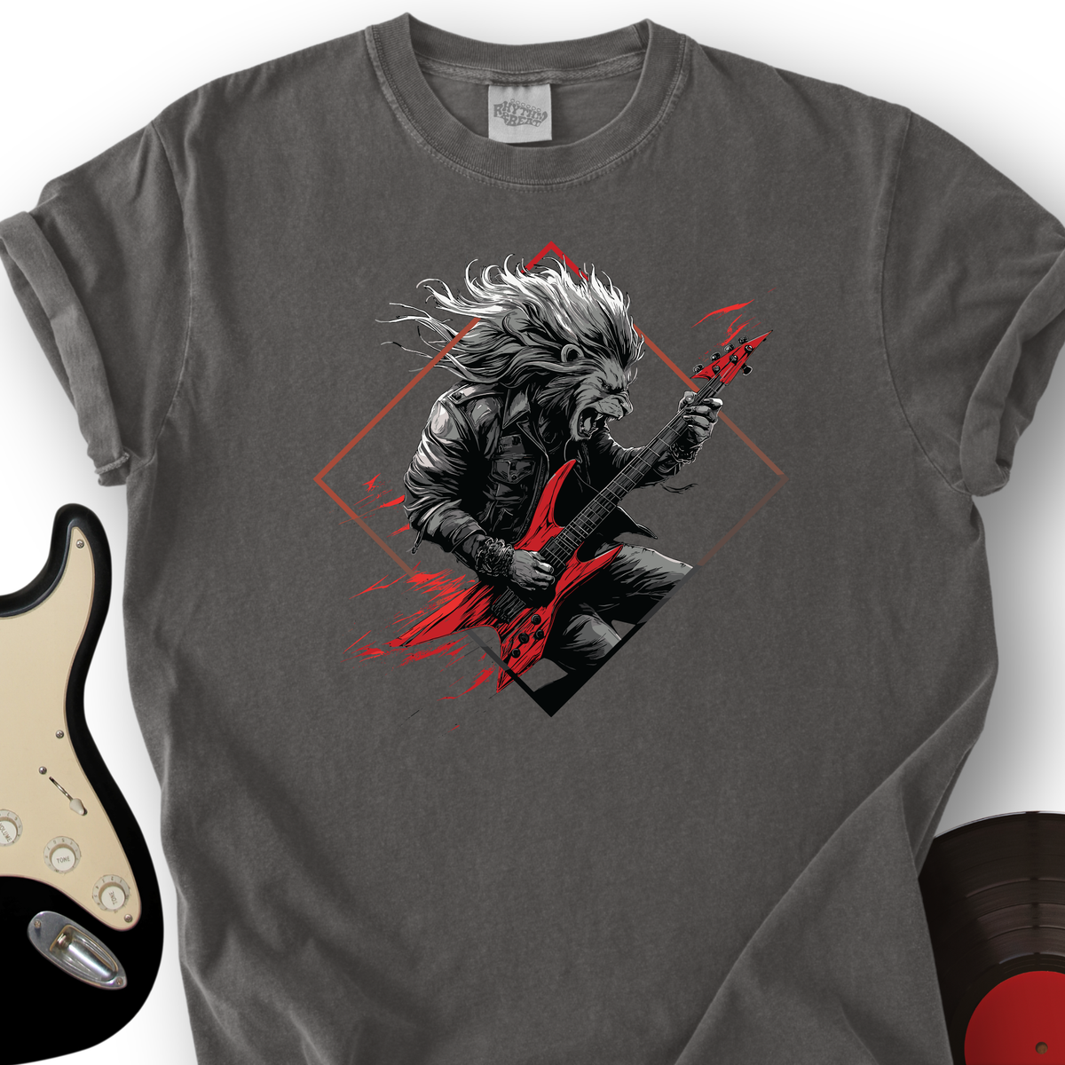 Lion Guitar T-Shirt product image 2