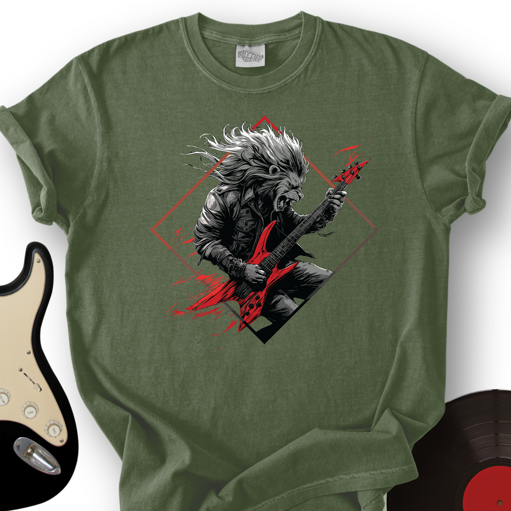 Lion Guitar T-Shirt product image 7