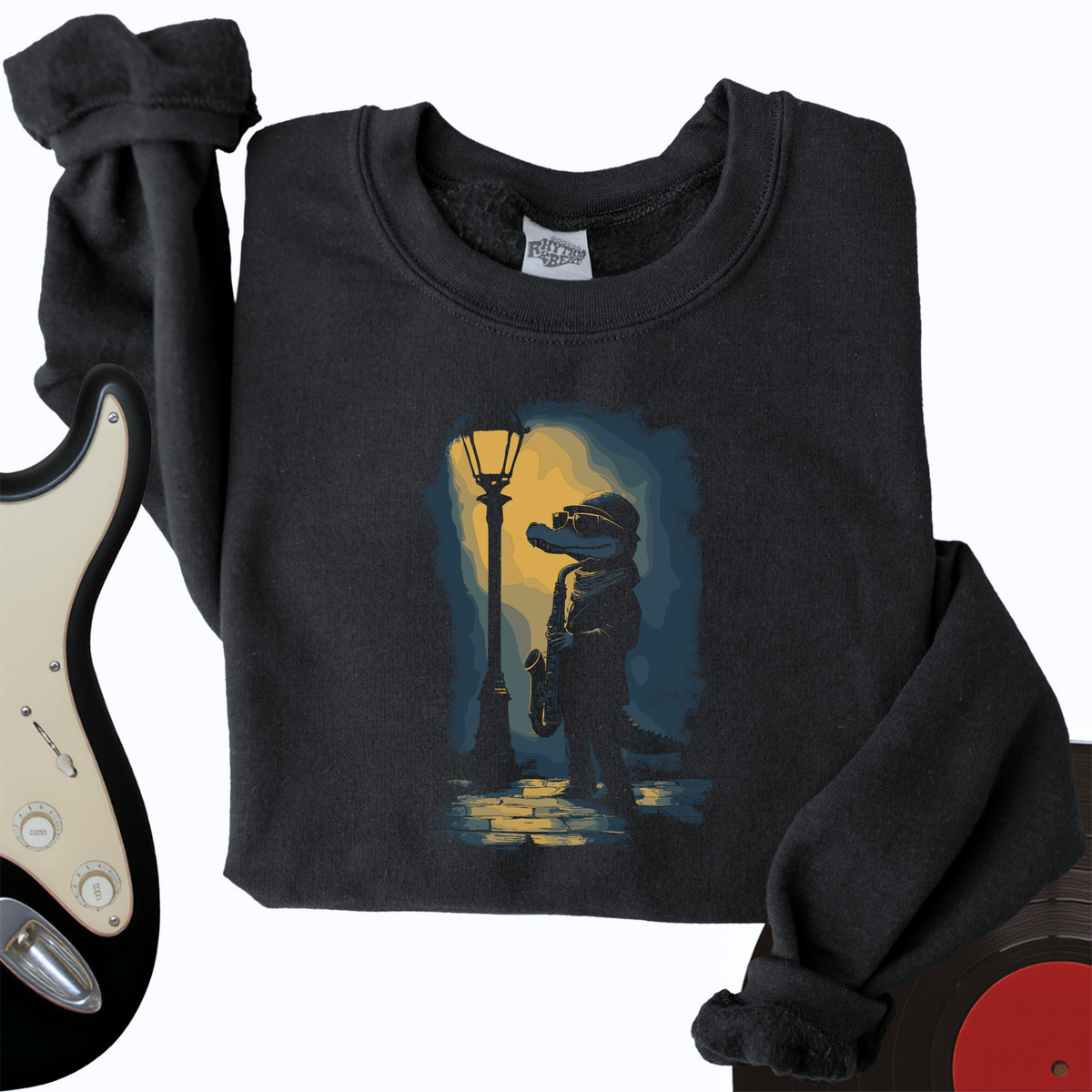 Crocodile Saxophone Crewneck product image 4