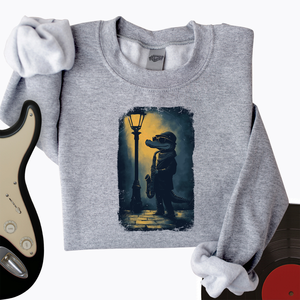 Crocodile Saxophone Crewneck product image 2