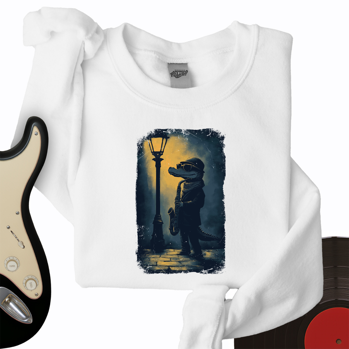 Crocodile Saxophone Crewneck product image 3
