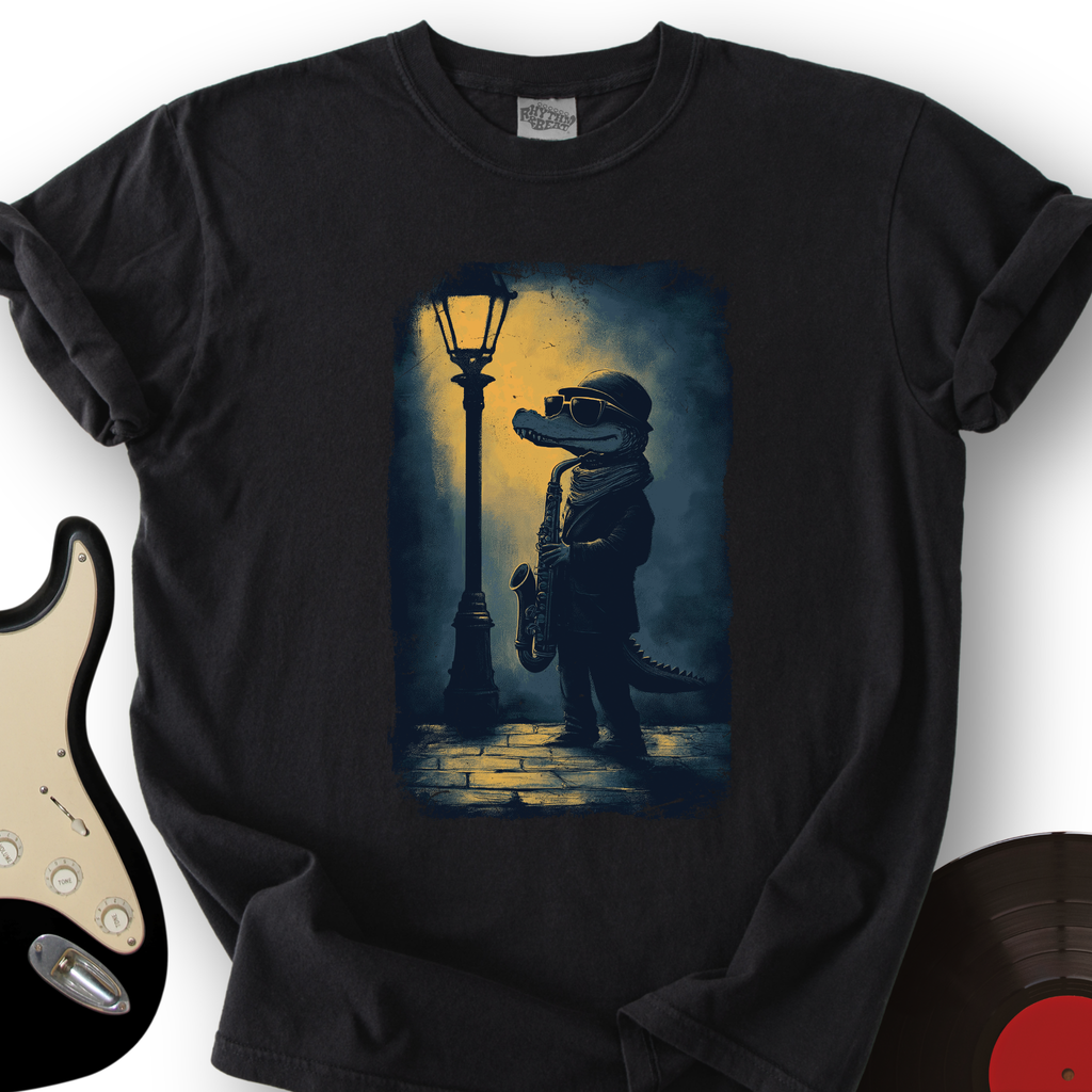 Crocodile Saxophone T-Shirt product image 6