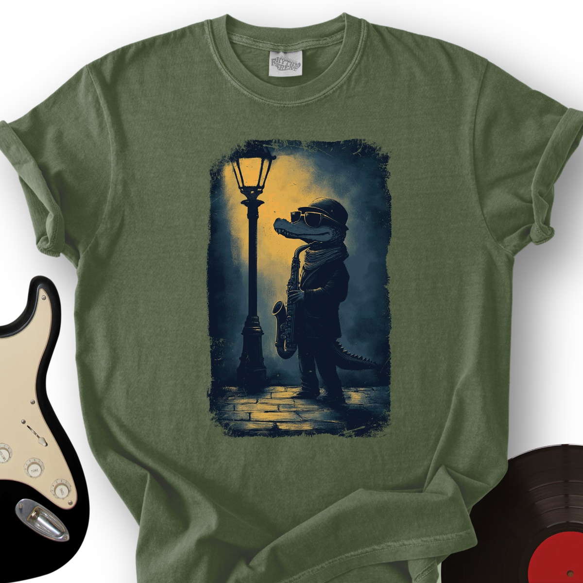 Crocodile Saxophone T-Shirt product image 7