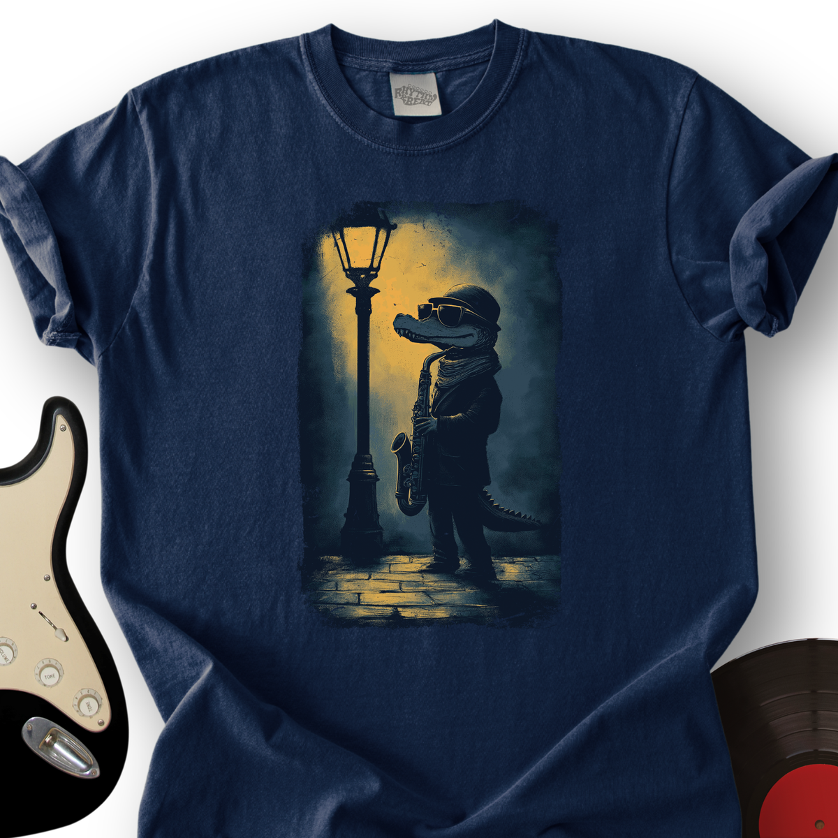 Crocodile Saxophone T-Shirt product image 3