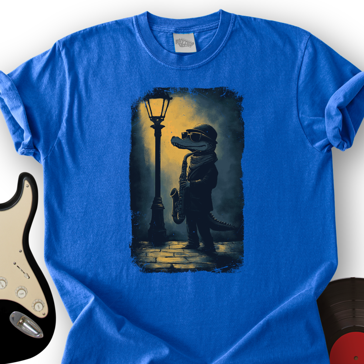 Crocodile Saxophone T-Shirt product image 4