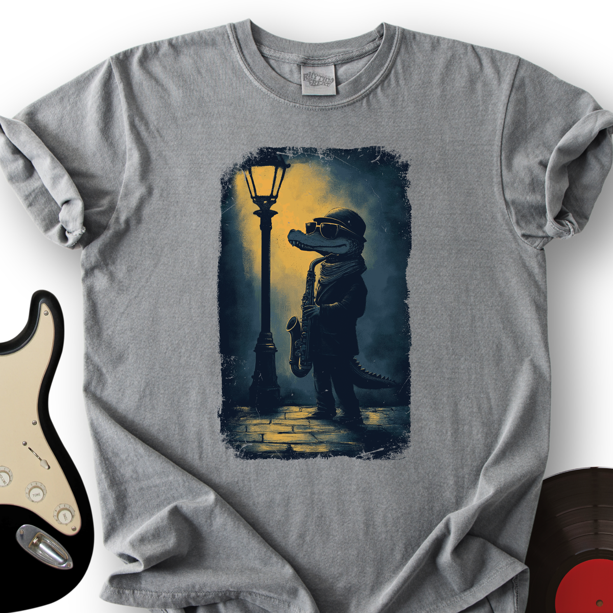Crocodile Saxophone T-Shirt product image 1
