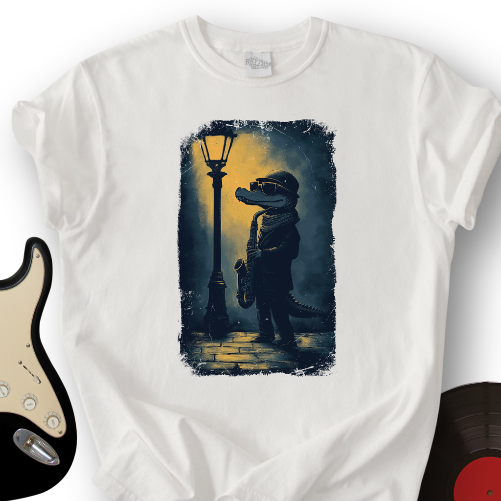 Crocodile Saxophone T-Shirt product image 5