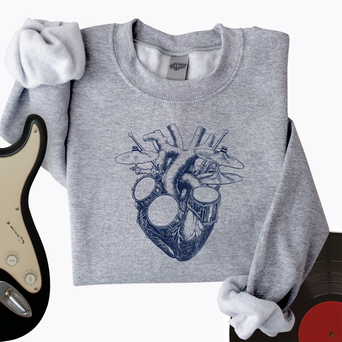 Drums Heart Crewneck product image 3